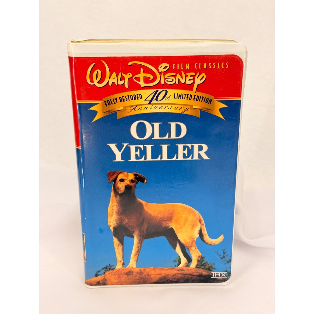 Walt Disney Old Yeller VHS 40th Anniversary Limited Edition Film Classics THX